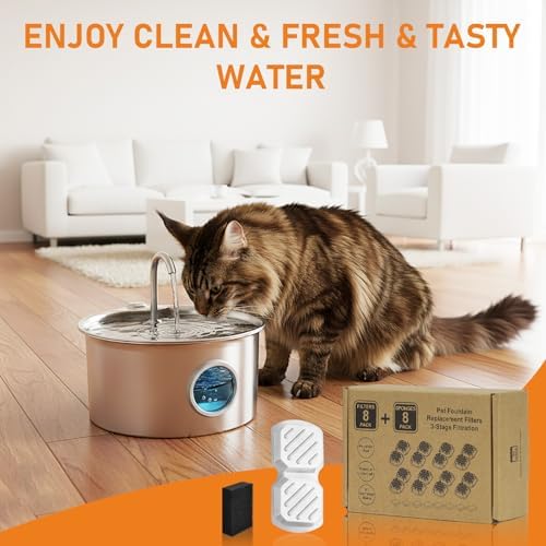 8 Pack Cat Water Fountain Filters Replacement - Image 7