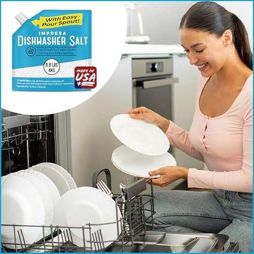 Dishwasher Water Softener Salt 8.8 LB – Pure, Coarse Grain Salt for Bosch, Miele, Whirlpool, Thermador & More – Eliminates Limescale, Spots & Residue – Vegan, Made in USA - Image 7