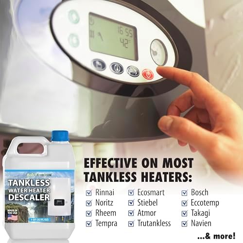 Nature's Freedom Tankless Water Heater Flush Descaler, Quart (32 oz) – Professional Non-Toxic Descaling Solution, Biodegradable, Made in the USA - Image 7