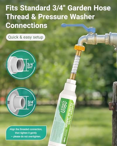 AQUA CREST Garden Hose Water Filter for Plants, NSF/ANSI Certified - Image 6