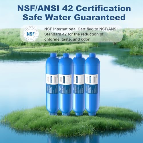 RV Water Filter with 2 Flexible Hose Protector, NSF Certified - Image 7