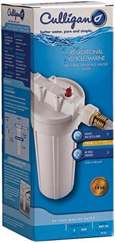 Culligan RVF-10 External RV Water Filter System – Hose Connector Kit, D-15 Replacement Cartridge Included – Reduces Chlorine Taste & Odor for Cleaner RV Water, 250 Gal - Image 3