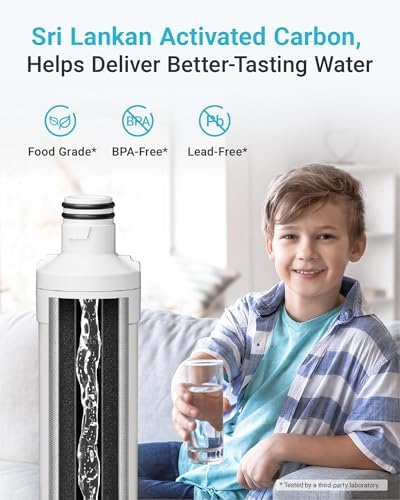 AQUA CREST LT1000PC Refrigerator Water Filter and Air Filter, 3 Combo - Image 6