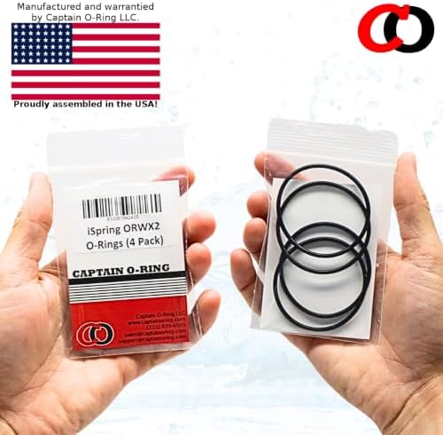 Captain O-Ring – Replacement ORWX2 O-Rings for iSpring WSP WSPSL Series Spin Down Sediment Water Filter (4 Pack) - Image 6