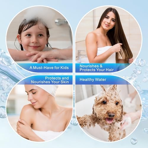 4 Pack 20 Stage Upgraded Shower Filter Replacement Cartridge, Universal Shower Filter for Hard Water, Removes 99% Chlorine and Chemicals, Universal Shower Filters Cartridge - Image 7