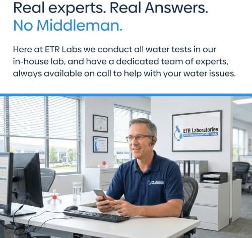 ETR Labs Premium Water Quality Test Kit- Tests 118 Substances in Drinking Water (Heavy Metals, Lead, Nitrates, VOCs, Chemicals & More)-Advanced Home Sample Kit with Prepaid Mailer & Expert Lab Support - Image 7