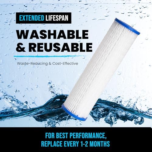 50 Micron Sediment Filter Cartridges for Cold Plunge Bath, 10x2.5" 4 Pack - Image 6