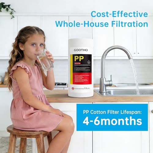 20" x 4.5" -5 Micron Whole House Sediment Filter Cartridge (6-Pack) - Image 6