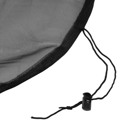Rain Drum Mesh Cover Polyester Drawstring Screen 35.4 to 39.4 Inch Circular Filter Blocks Leaves Debris Fits Outdoor Garden Water Collection Buckets and Tanks (Dia 90cm) - Image 7