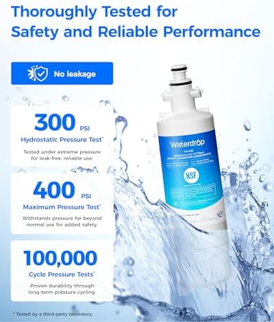 Waterdrop ADQ36006101 Replacement for LG® LT700P® Water Filter, 2 Pack - Image 6
