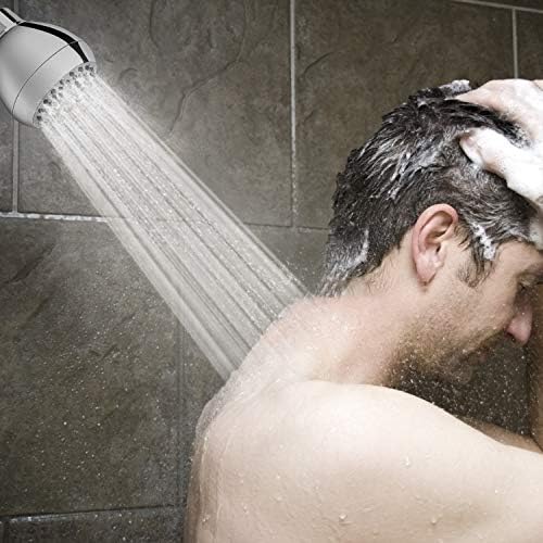 AISOSO Fixed Shower Head High Pressure 3 Inch Showerhead Chrome - Image 6