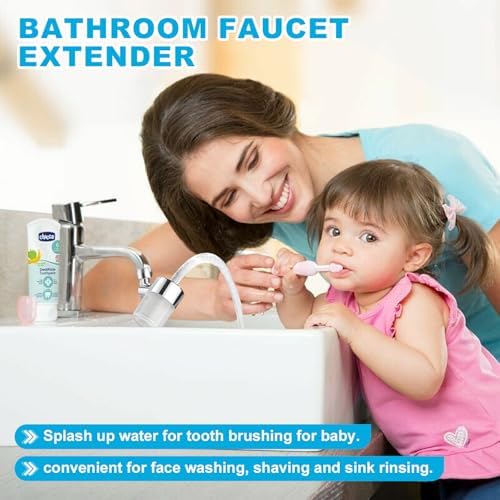 Water Filter for Faucet, Universal 720° Rotating Water Purifier with Adapter Kit for Kitchen & Bathroom Sink, 2 Spray Modes, Reduces Chlorine & Impurities - Check Size for Fit! - Image 7
