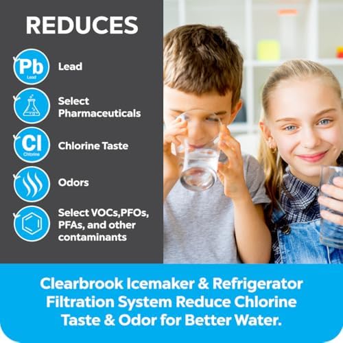 Clearbrook RF10-J Refrigerator Filter System, 1/4 Inch John Guest Fittings, Compatible with Refrigerators without Built-in Filtration - Image 6