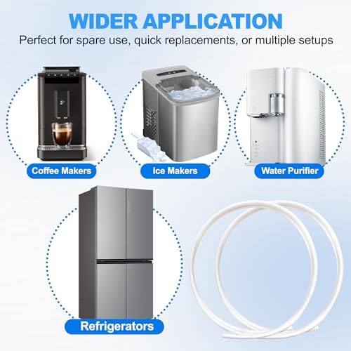 2-Pack MJU62070602 Refrigerator Water Line 6.56 FT - 5/16" Replacement for LG & Kenmore Elite Freezers/Fridges | Compatible with MJU62070601, MJU62070606, 5210JA3004U, 5210JA3029U - Image 7