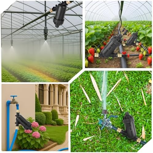 2 PCS US Standard 3/4" Drip Irrigation Disc Y Filter 120 Mesh - Image 7
