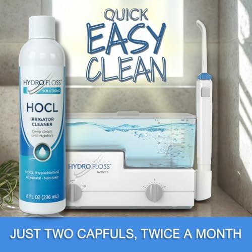 HOCL Irrigator Cleaner – Oral Irrigator Maintenance Solution – Alcohol-Free Formula – 8 oz - Image 3
