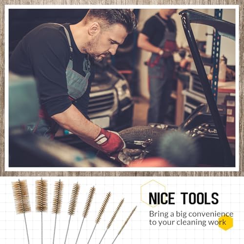 Baderke 16 Inch Long Wire Pipe Brush Tube Cleaning Brush,Brass - Image 6