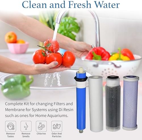 CFS RODI Filter Kit: Sediment, Carbon, Color DI + 50 GPD Membrane, 10 in - Image 6