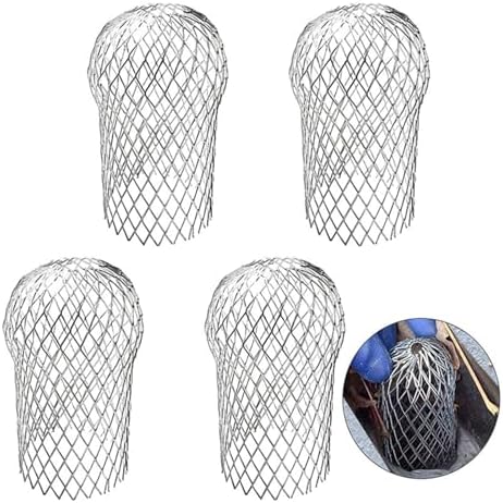 Metal Meshes Roof Gutters Aluminum Gutters Guard Strainer Stop Blockage Drain Pipe Covers Spouting Filter Caps Drain Pipe Covers - Image 7