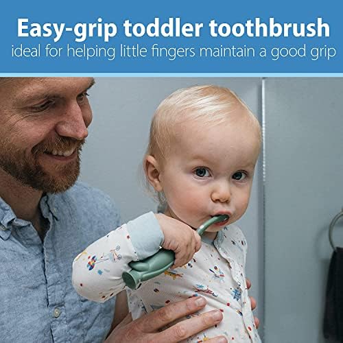 Dr. Brown's Baby and Toddler Toothbrush, Green and Orange Dinosaur 2-Pack, 1-4 Years, and CleanUp Dino-Soft Baby Bath Spout Cover, Toddler Bathtub Safety for Kids, BPA Free, Certified Plastic Neutral - Image 7