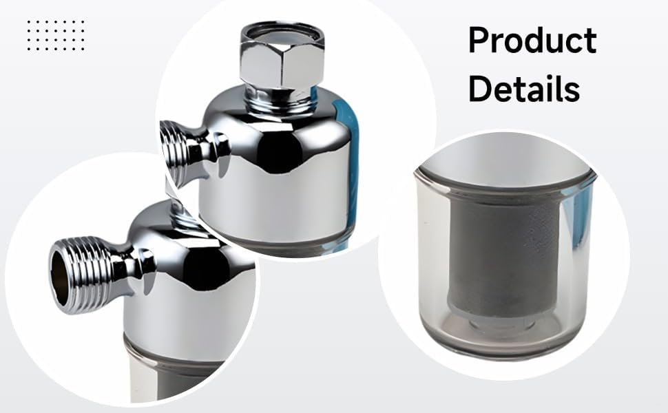 Water Filter For Washing Machine, Activity Copper Head Water Heater Pre-Filter, G1/2 Threaded 40-Micrometer Sediment Filter With 304 Stainless Steel Mesh, Clear Housing, Extends Appliance Life - Image 7