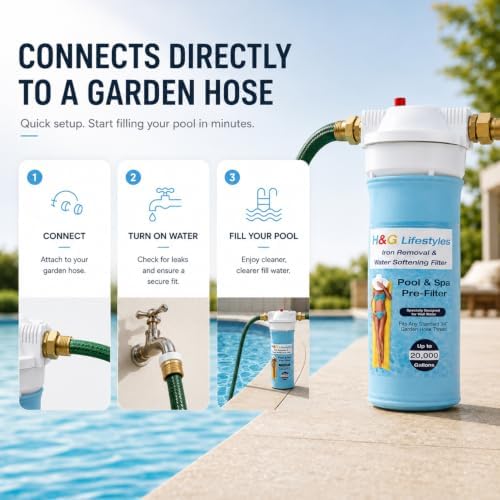 H&G lifestyles Hose Filter for Filling Pool,Iron Filter for Garden Hose - Image 6