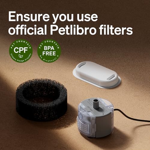 PETLIBRO 8 Packs Replacement Filters for Stainless Steel Cat Water Fountain PLWF003 & PLWF006, 4 Months Set of Replacement Filters fot Pet Water Fountain Stainless Steel - Image 7