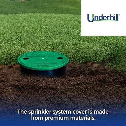 Underhill Sprinkler Valve Round Box Lid, VersaLid 6 Inch to 7 Inch Universal Cover for Automatic Irrigation System, Green, VL-6-24, 24 Pack - Image 5