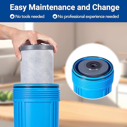 Whole House Activated Carbon Fiber Replacement Filter Cartridge, WF-CF20BB, Fit for WF3-03 and WF3-01 Pro Whole House System - Image 5
