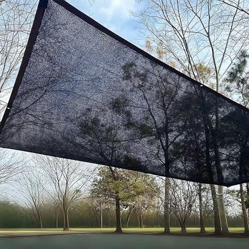 winemana Black Shade Cloth, 3.3 x 13.3 FT Mesh Tarp for Garden Greenhouse - Image 7