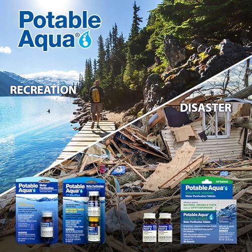 Etekcity 2 Pack LED Camping Lantern Flashlights and Potable Aqua 2 Pack 50 Count Water Purification Tablets for Camping and Emergency Preparedness - Image 7