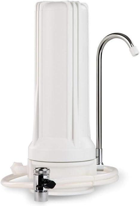 LiquaGen Countertop Water Filter System – Fluoride, Arsenic & Chlorine Reduction | Multi-Stage Filtration | Easy Faucet Connection | Ideal for Apartments, RVs & Home Kitchen Use (White) - Image 4