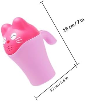 2pcs Baby Shampoo Rinse Cup with Ergonomic Handle, PP TPE - Image 2