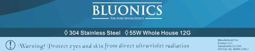 BLUONICS 55W UV Replacement Bulb 4 Prong for Water Purifier Ultraviolet Light - Image 4
