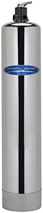 Crystal Quest Water Softener | Whole House Inline Water Filter | Stainless Steel | Water Softener | Manual Backwash by CrystalQuest