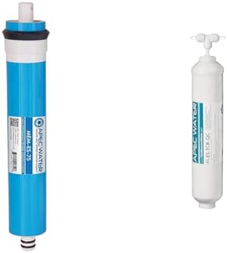 APEC 75 GPD Membrane and 10" High Capacity Inline Carbon Filter Bundle for Reverse Osmosis Systems by Unknown