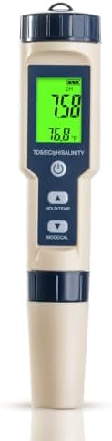 Salt Tester for Pools & pH Meter,Digital 5-in-1 Water Meter by Unknown