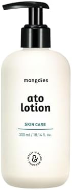 mongdies Baby Ato Lotion | Vegan Daily Moisturizer for Newborns & Kids | 6-Layer Ceramide & Mineral-Rich Glacier Water | pH Balanced, Non-Greasy Relief for Sensitive Skin (10.14 fl. oz) by Mongdies