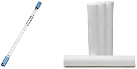 Aquasana UV Whole House Water Filter Replacement Lamp - For Systems Purchased July 2019 Or Later - AQ-UV-L330C & Replacement 20-in Sediment Pre-Filters - 4 Count - EQ-304-20 by Unknown