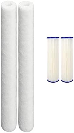 CFS 4 Pc Set for EQ-304-20 EQ-PFC.35-2 Sediment and 2 Post Filters by CompleteFiltrationServices