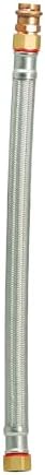 QuickFitting SurePress 3/4" x 3/4" FIP x 18" Braided Water Heater Hose by QuickFitting