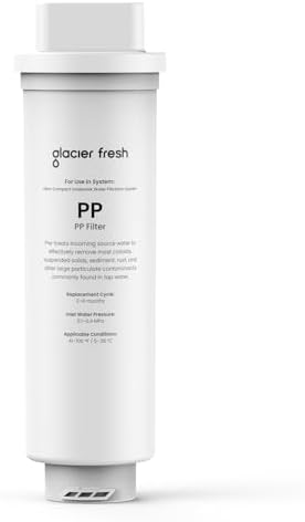 GLACIER FRESH PP Replacement Filter for GFU06 Ultra Filtration System by GLACIERFRESH