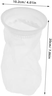 2Pcs Ibc Tank Lid Filter Cover, White Plastic Nylon Mesh Screen - Image 2