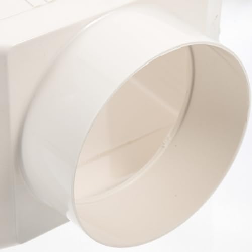 SOLUSTRE Downspout Diverter PVC Rainwater Collection Connector 110mm Gutter Downspout Filter for Rainwater Harvesting System Outdoor Water Drainage - Image 4