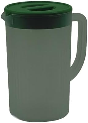 Greensen Water Pitcher, 2.7L Large Capacity Translucent PP Plastic Pitcher with Lid and Spout Filter, for Tea Coffee Juice Cold Water Storage (Green #13) by Greensen