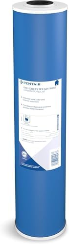 Pentair Pentek GAC-20BB Big Blue Carbon Water Filter, 20-Inch, Heavy Duty Granular Activated Carbon (GAC) Replacement Cartridge, 20" x 4.5" by PENTAIRPENTEK