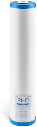 VEVOR Whole House Water Filter Replacement Cartridge, 4.5" x 20" Polyphosphate Scale Inhibitor Filter for Whole Home Water Filtration System, Reduce Chlorine, Taste, Odor, Prevent Corrosion by VEVOR