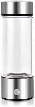 Hydrogen Water Maker Bottle, Promotes Metabolism, Portable Hydrogen Water Generator, 420ml, Transparent for Daily Use by Cryfokt