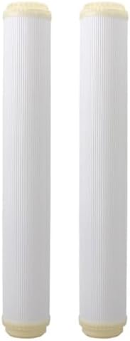 2 Pack 2.8" x 20" Hollow Fiber UF Ultrafiltration Membrane Filter, Flat End, 0.01 Micron, for Whole House Water Filtration System Replacement by Unknown