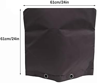 Backflow Preventers Protection, 24W x 24H inch Outdoor Pipe Insulation Cover Backflow Winter Cover Insulated Cover Pouch for Winter Pipe Freeze Protection Water Sprinkler Valve Box Controller - Image 5